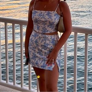 SHEIN two piece top & skirt